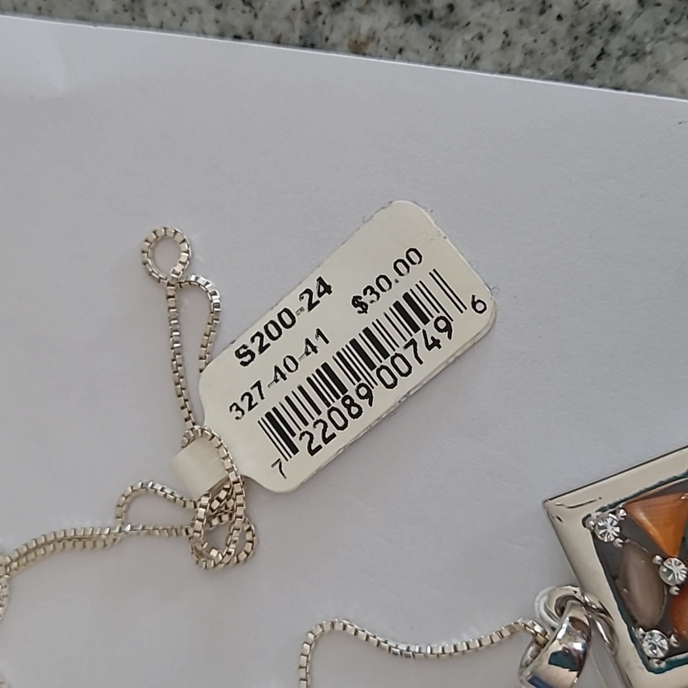 NEW - Lia Sophia Mulit-Stone Necklace - Picture 7 of 12